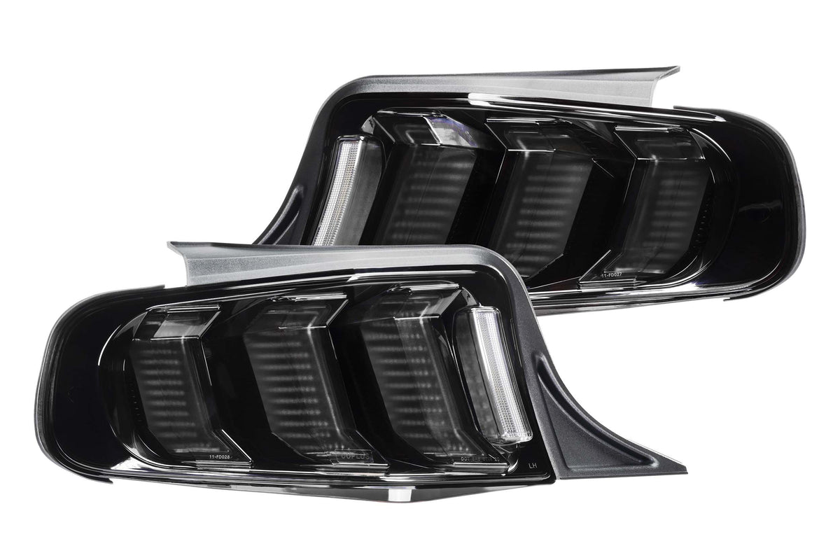 Morimoto - XB LED Tail Lights: Ford Mustang (10-12) (Pair / Facelift / Smoked) - LF442.2