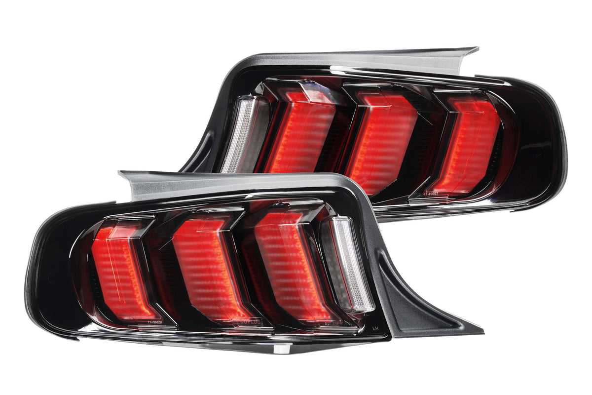 Morimoto - XB LED Tail Lights: Ford Mustang (13-14) (Pair / Facelift / Red) - LF421.2