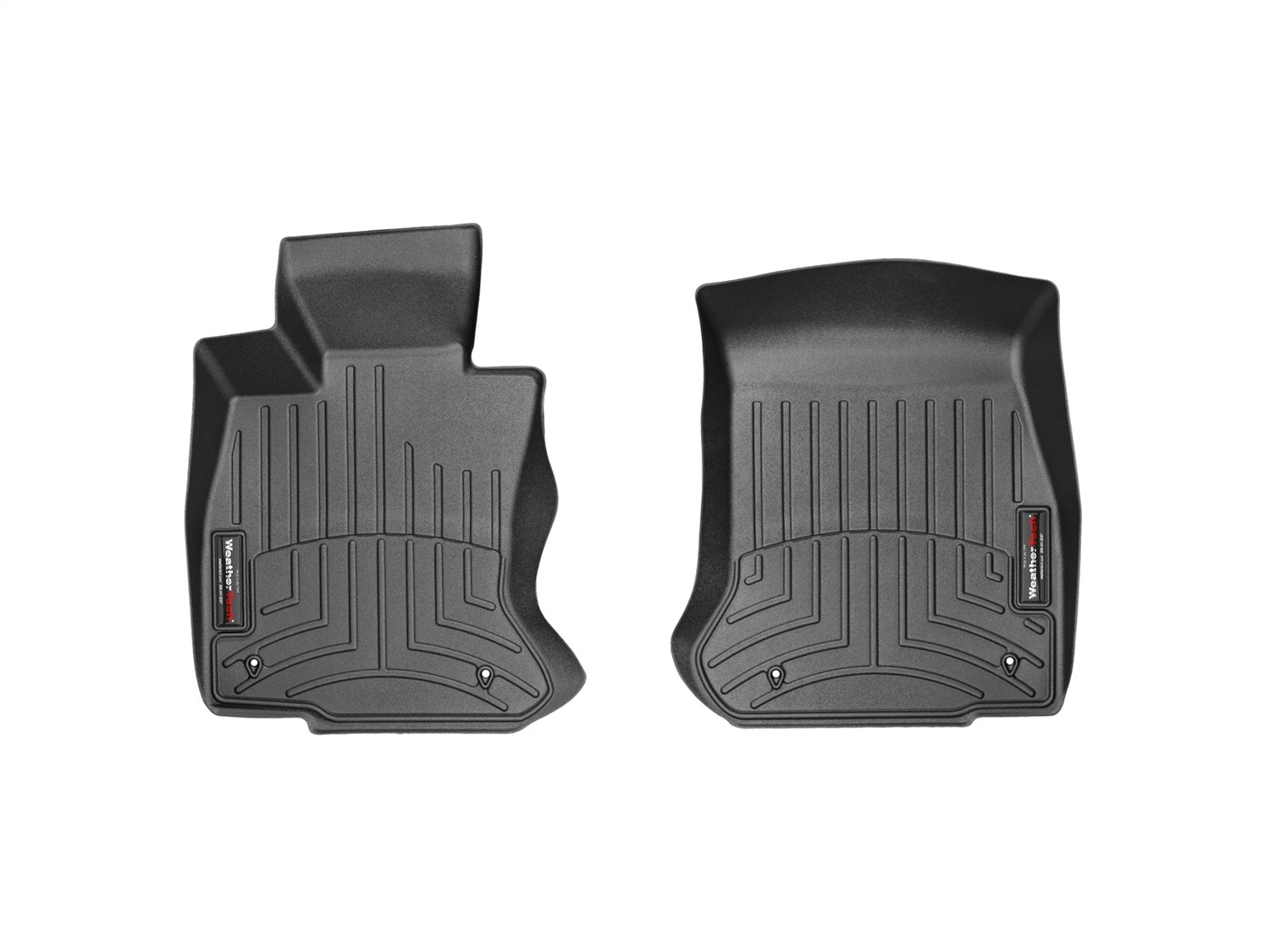 Weathertech - FloorLiner™ DigitalFit® Black Front & Rear Set 12-18 BMW 6-Series - 445081-443722