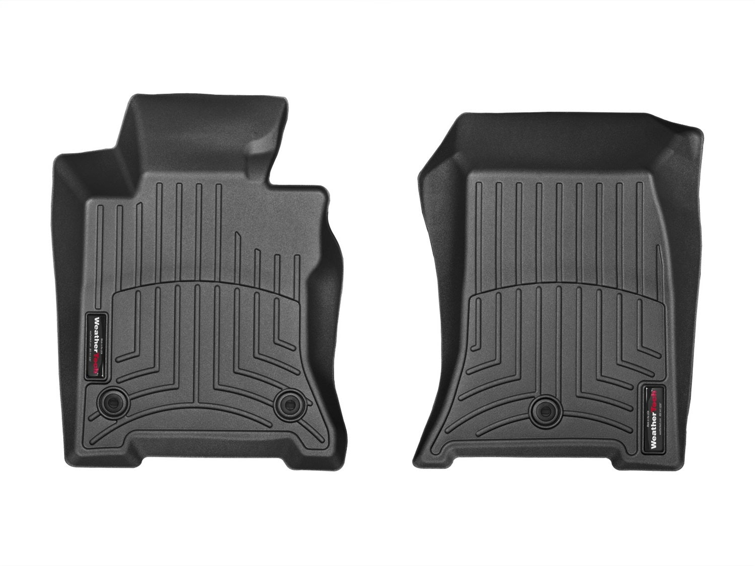 Weathertech - FloorLiner™ DigitalFit® Black Front & Rear Set 09-14 Acura TL - 445351-442312