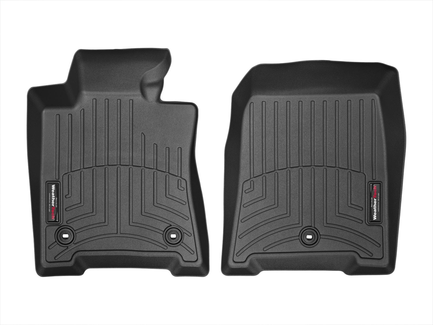 Weathertech - FloorLiner™ DigitalFit® Black Front & Rear Set 09-14 Acura TL - 445361-442132