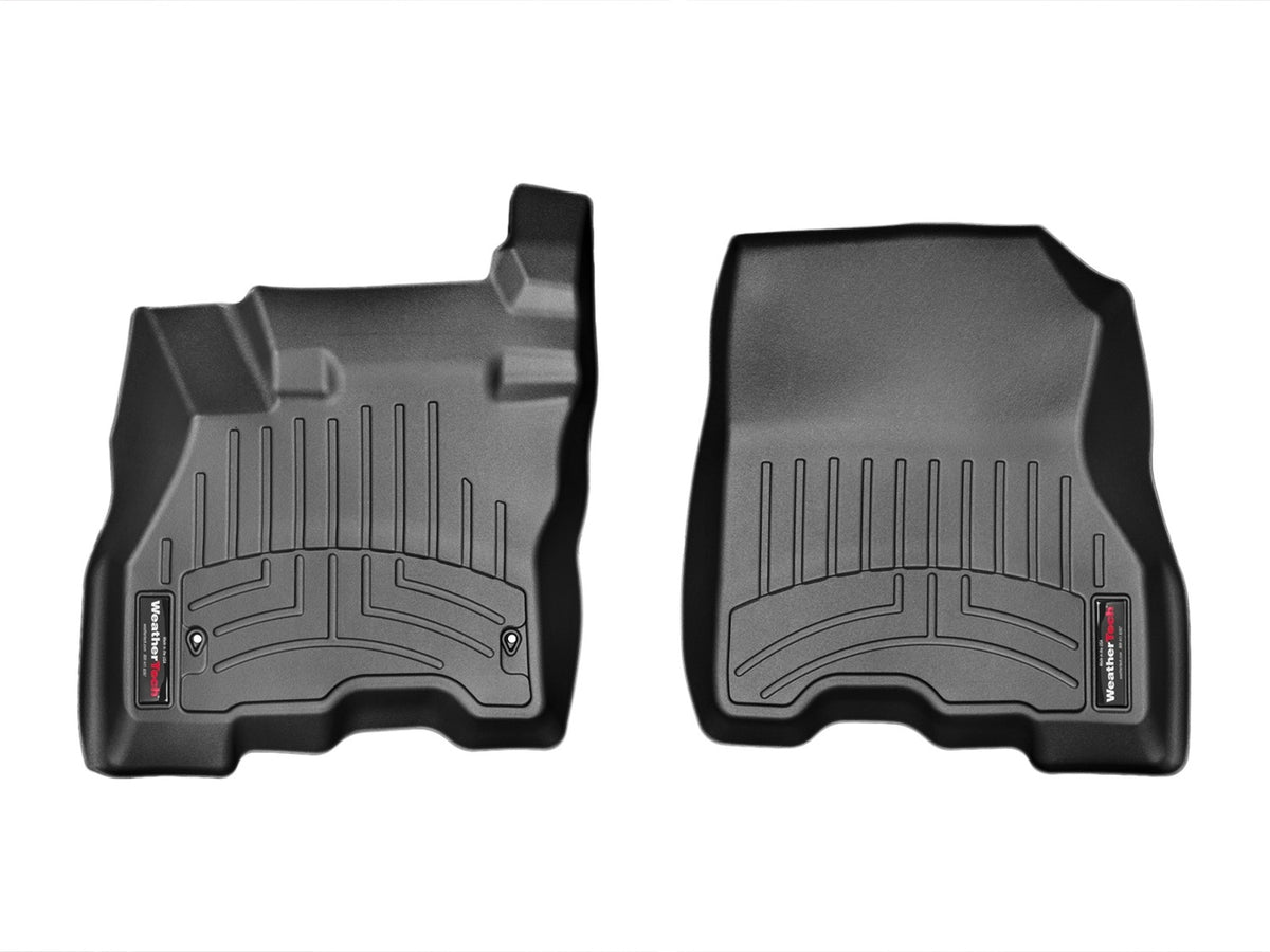 Weathertech - FloorLiner™ DigitalFit® Black Front & Rear Set 13-17 Nissan LEAF - 44550-1-2