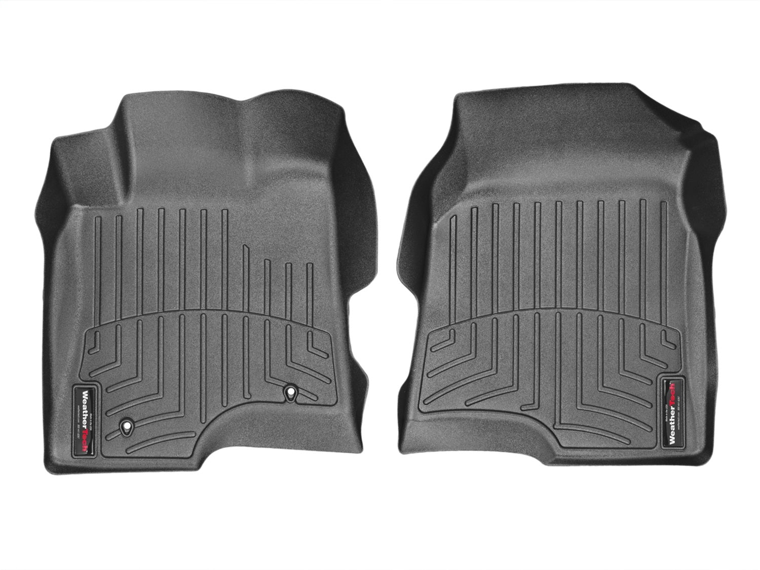 Weathertech - FloorLiner™ DigitalFit® Black Front & Rear Set 12-15 Chevrolet Captiva-Sport - 44554-1-2