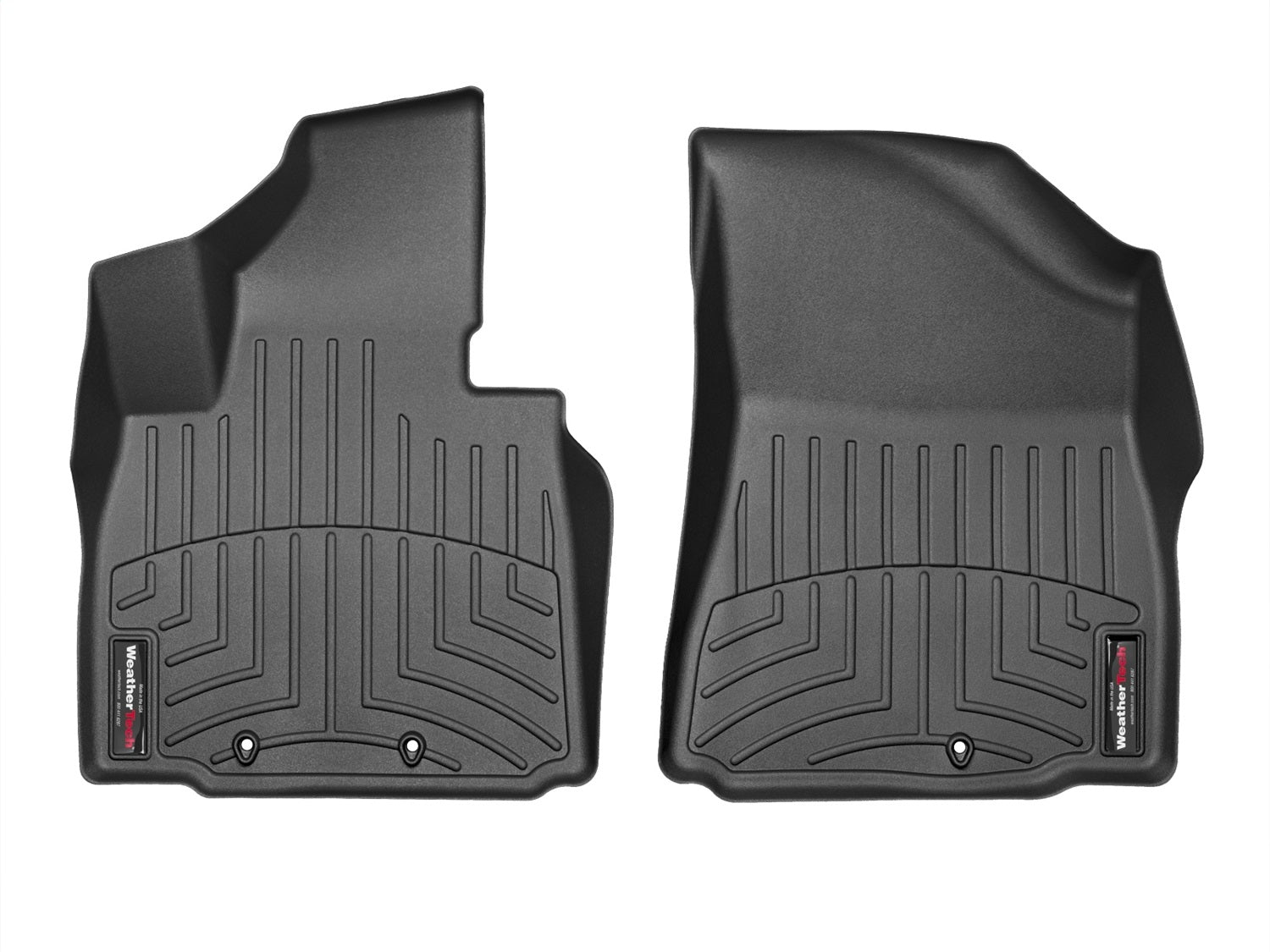 Weathertech - FloorLiner™ DigitalFit® Black Front & Rear Set 14-15 Kia Sorento - 44556-1-2