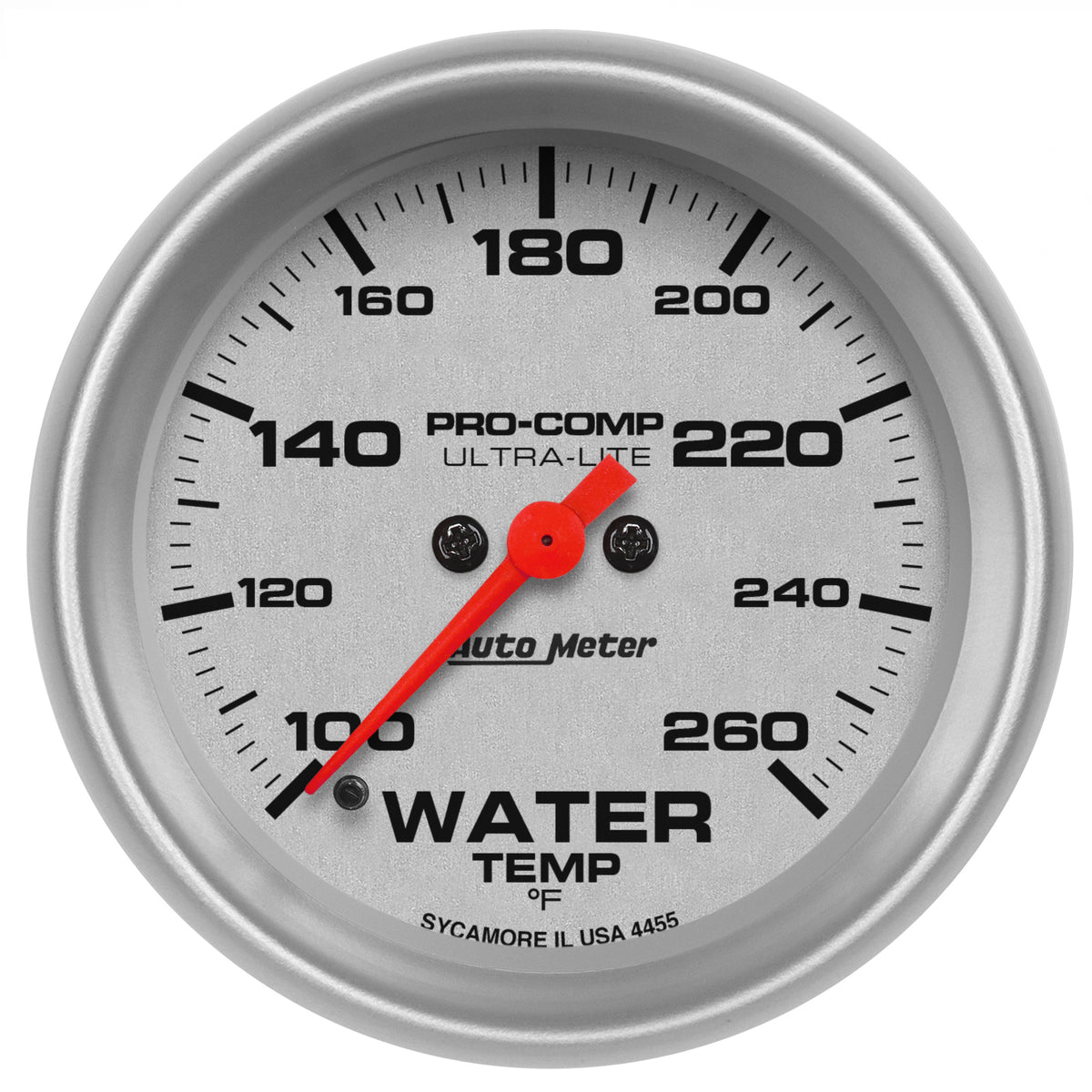 Autometer Ultra-Lite 2-5/8in 100-260F Water Temp Gauge - Digital Stepper Motor - 4455