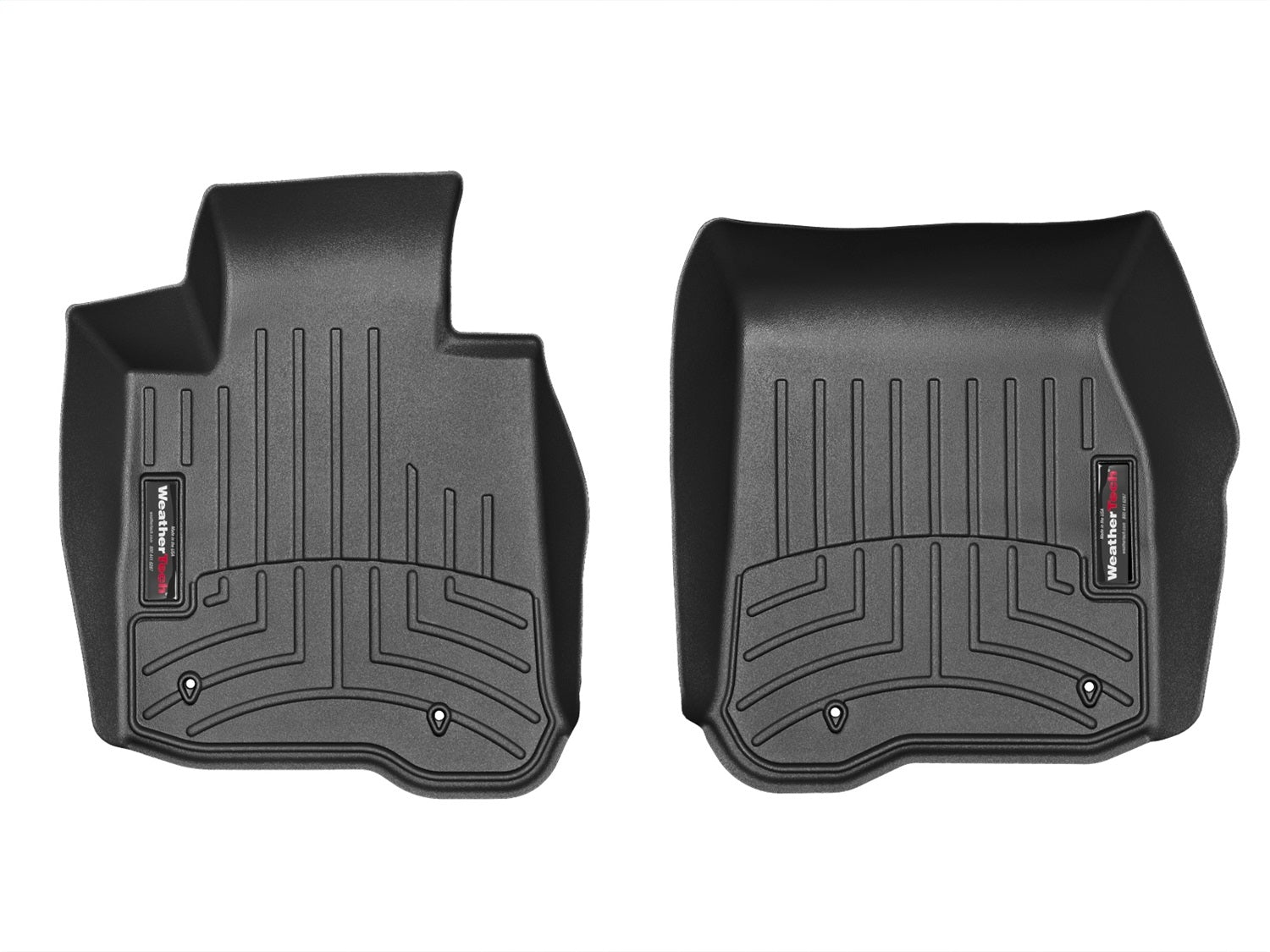 Weathertech - FloorLiner™ DigitalFit® Black Front & Rear Set 14-20 BMW 4-Series / 15-20 BMW M4 - 44560-1-2