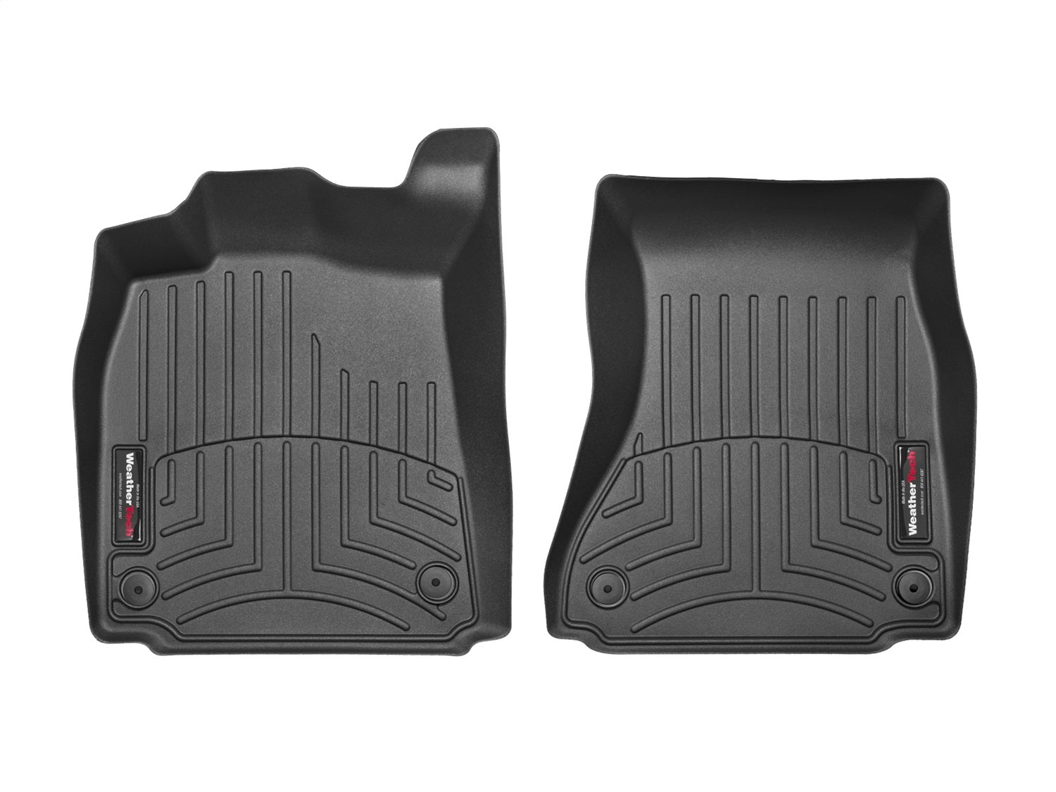 Weathertech - FloorLiner™ DigitalFit® Black Front & Rear Set - 445641-443742