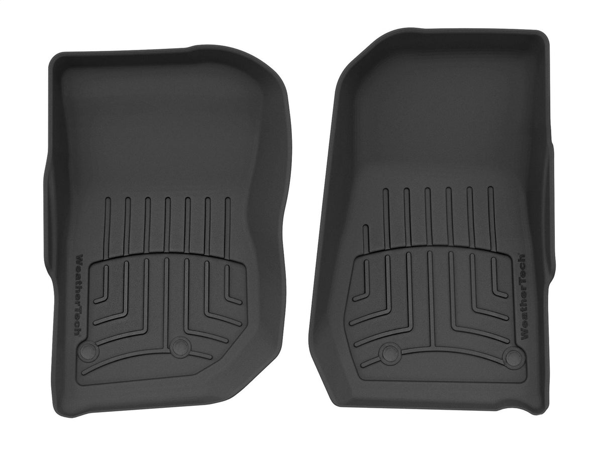 Weathertech - FloorLiner™ HP Black Front & Rear Set 14-18 Jeep Wrangler - 445731IM-445732