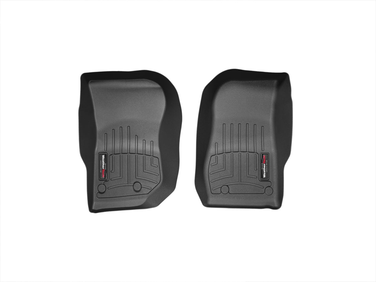 Weathertech - FloorLiner™ DigitalFit® Black Front & Rear Set 14-18 Jeep Wrangler - 44573-1-2IM