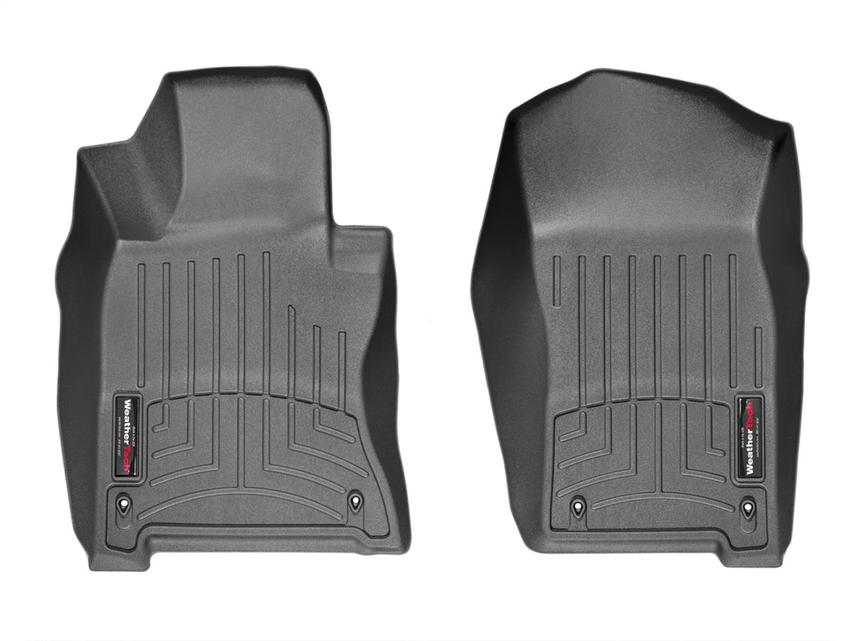 Weathertech - FloorLiner™ DigitalFit® Black Front & Rear Set - 44586-1-2