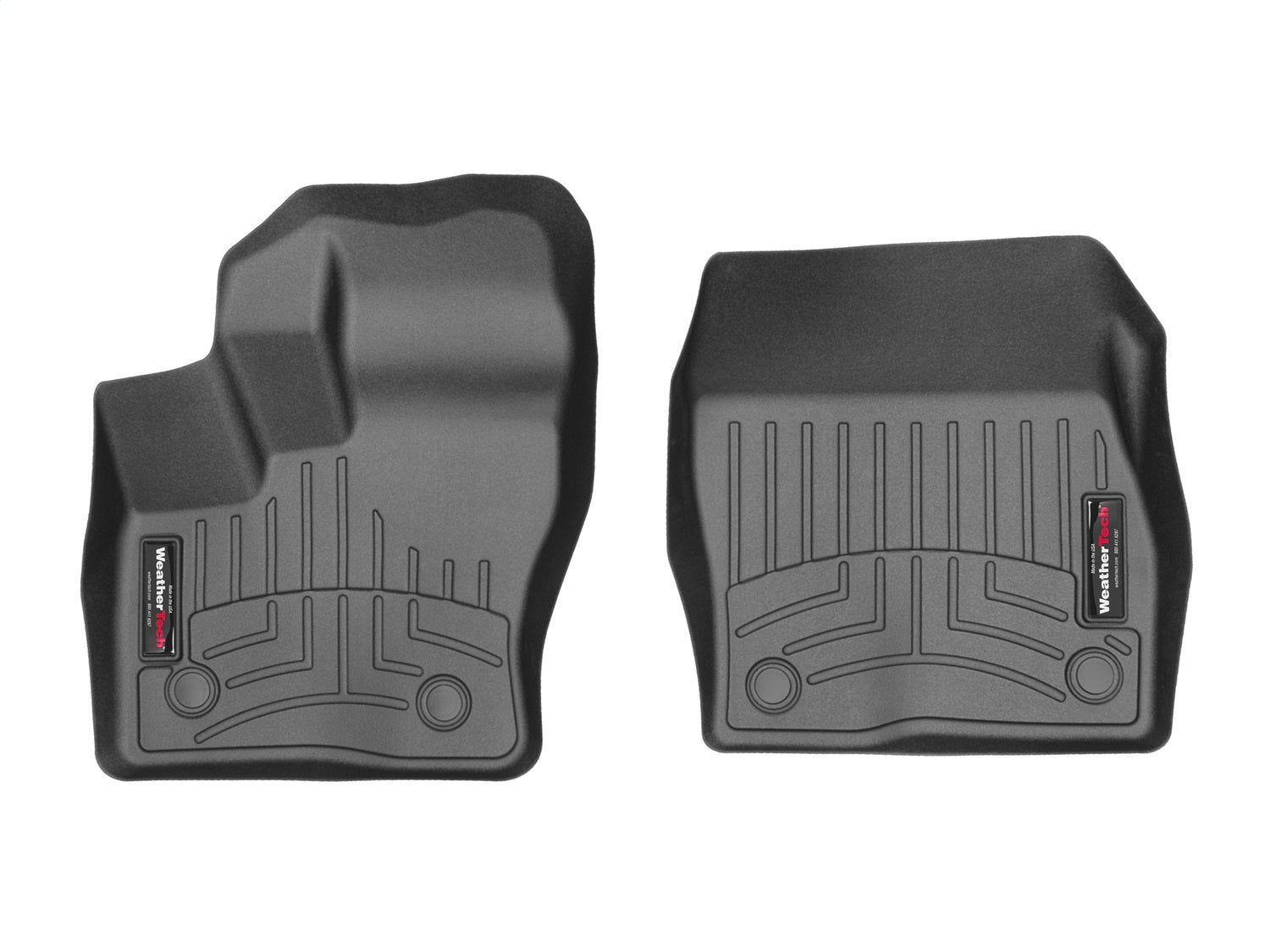 Weathertech - FloorLiner™ DigitalFit® Black Front & Rear Set 14-20 Ford Transit-Connect - 445991V-445994