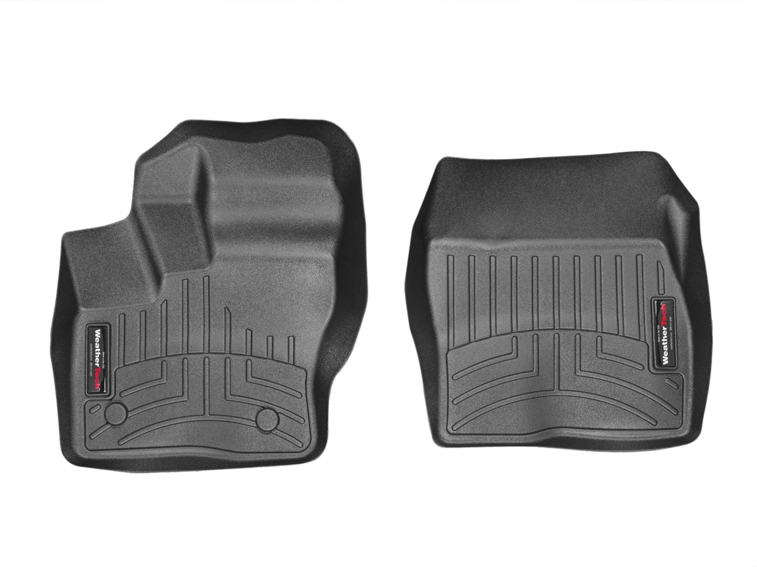 Weathertech - FloorLiner™ DigitalFit® Black Front & Rear Set 14-20 Ford Transit-Connect - 44599-1-4
