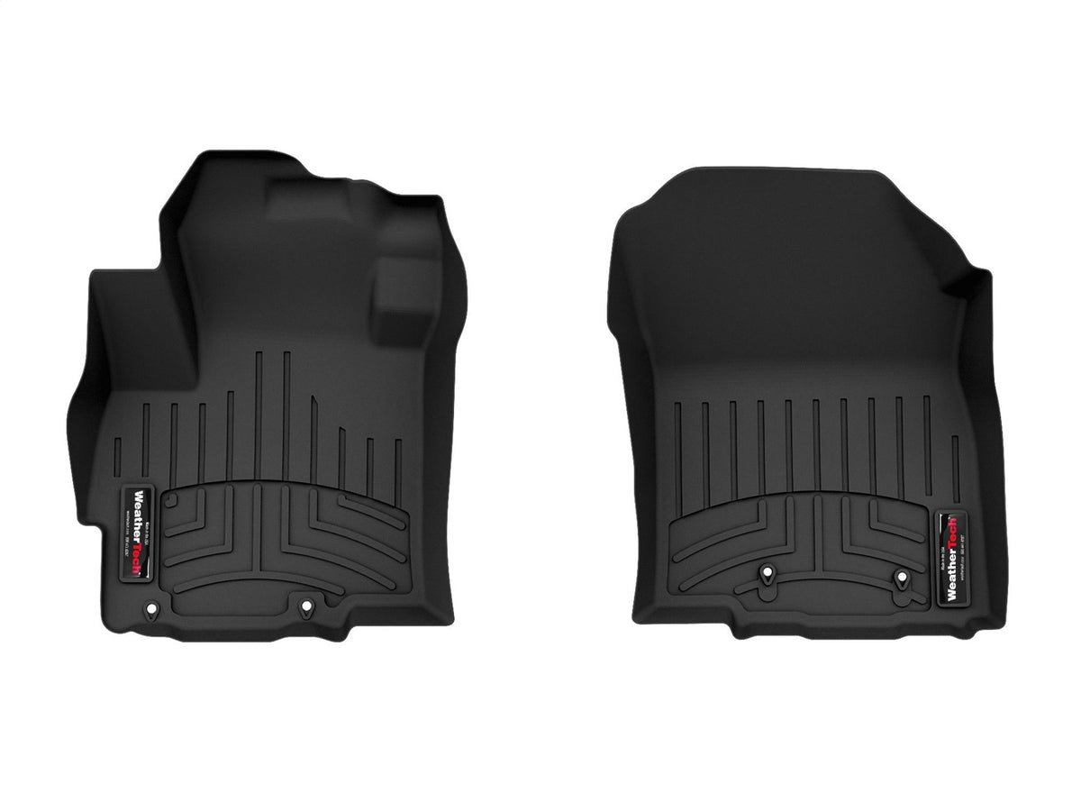 Weathertech - FloorLiner™ DigitalFit® Black Front & Rear Set 17-24 Mitsubishi Mirage-G4 - 44600-1-3