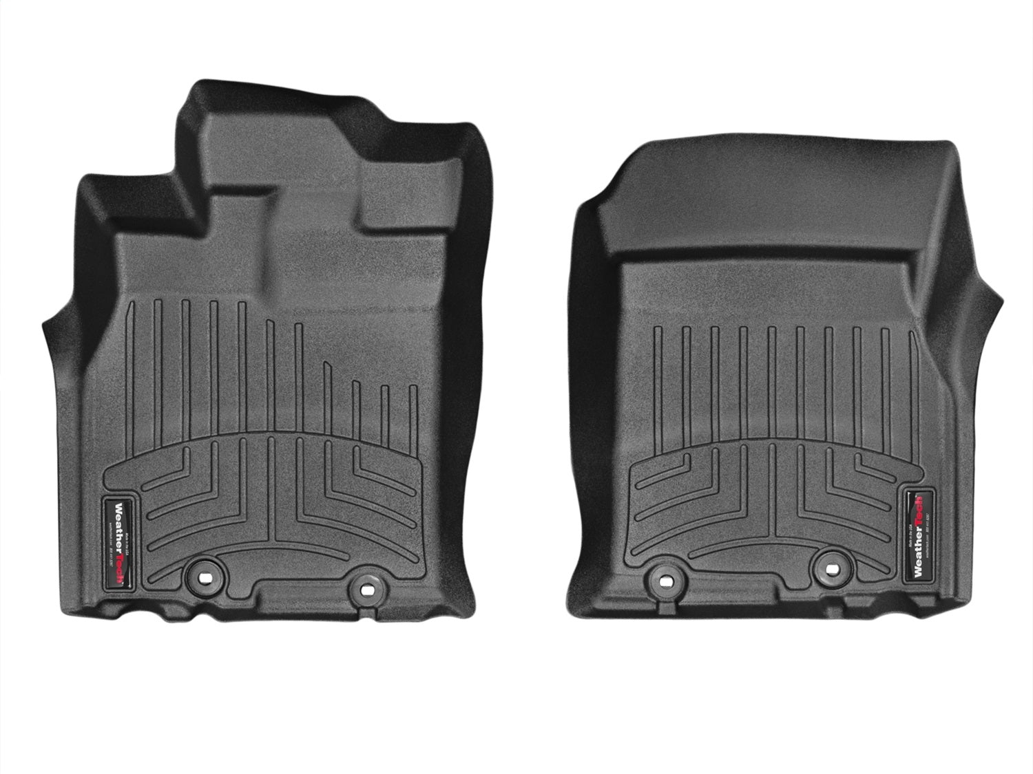Weathertech - FloorLiner™ DigitalFit® Black Front & Rear Set 11-14 Toyota FJ-Cruiser - 446041-443112