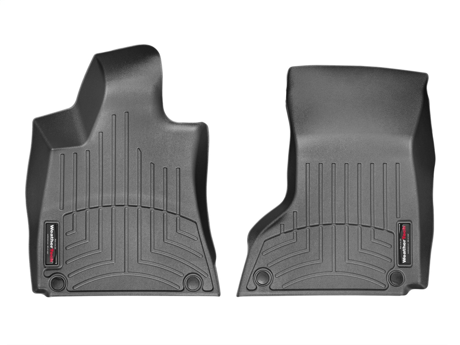 Weathertech - FloorLiner™ DigitalFit® Black Front & Rear Set 14-16 Maserati Quattroporte - 446101-445652