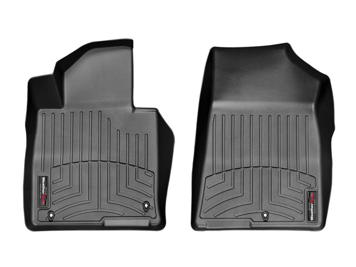 Weathertech - FloorLiner™ DigitalFit® Black Front & Rear Set 15-19 Hyundai Sonata / 16-20 Kia Optima - 44666-1-2
