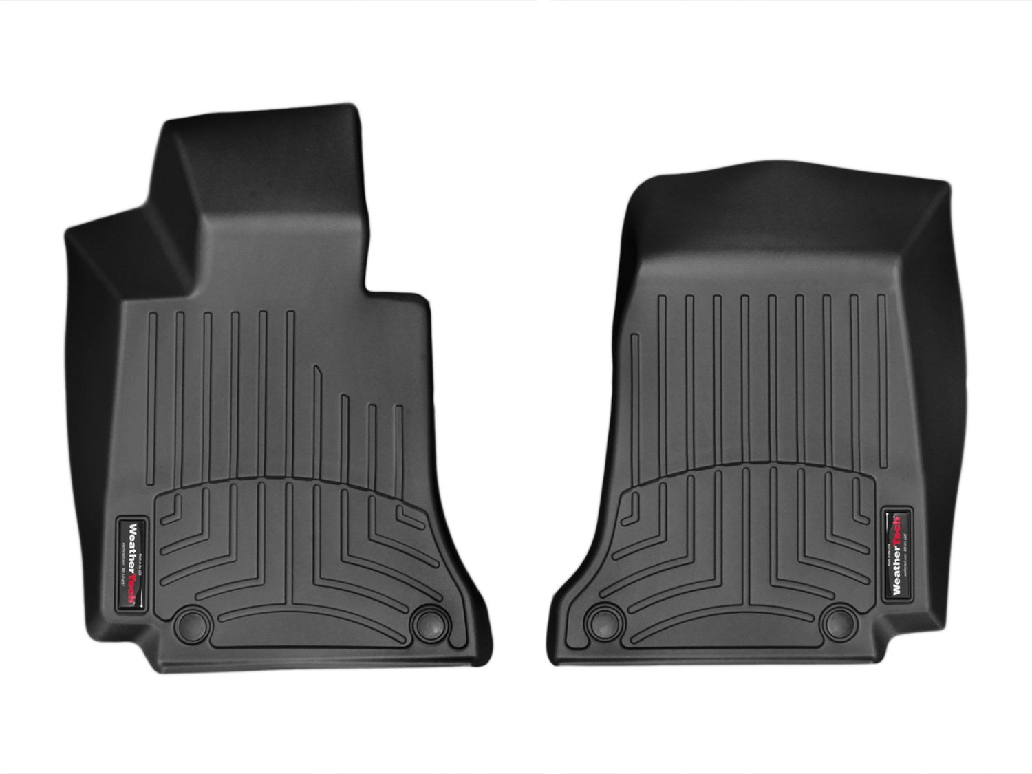 Weathertech - FloorLiner™ DigitalFit® Black Front & Rear Set 17-23 Mercedes Benz C-Class / 17-21 Mercedes Benz C63-AMG -