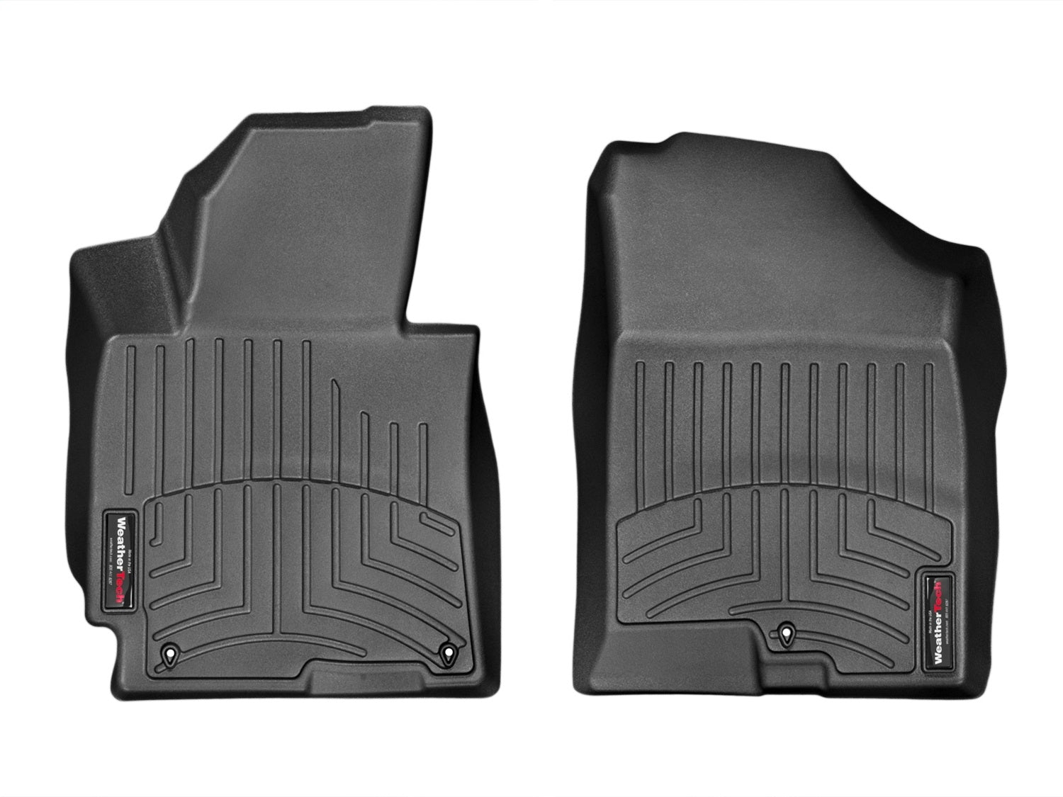 Weathertech - FloorLiner™ DigitalFit® Black Front & Rear Set 14-16 Hyundai Elantra / 14 Hyundai Elantra-Coupe - 446861-4