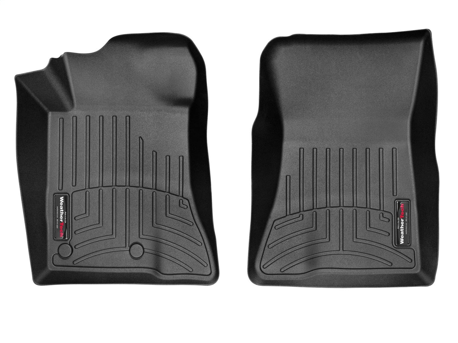 Weathertech - FloorLiner™ DigitalFit® Black Front & Rear Set 15-26 Ford Mustang - 44699-1-2