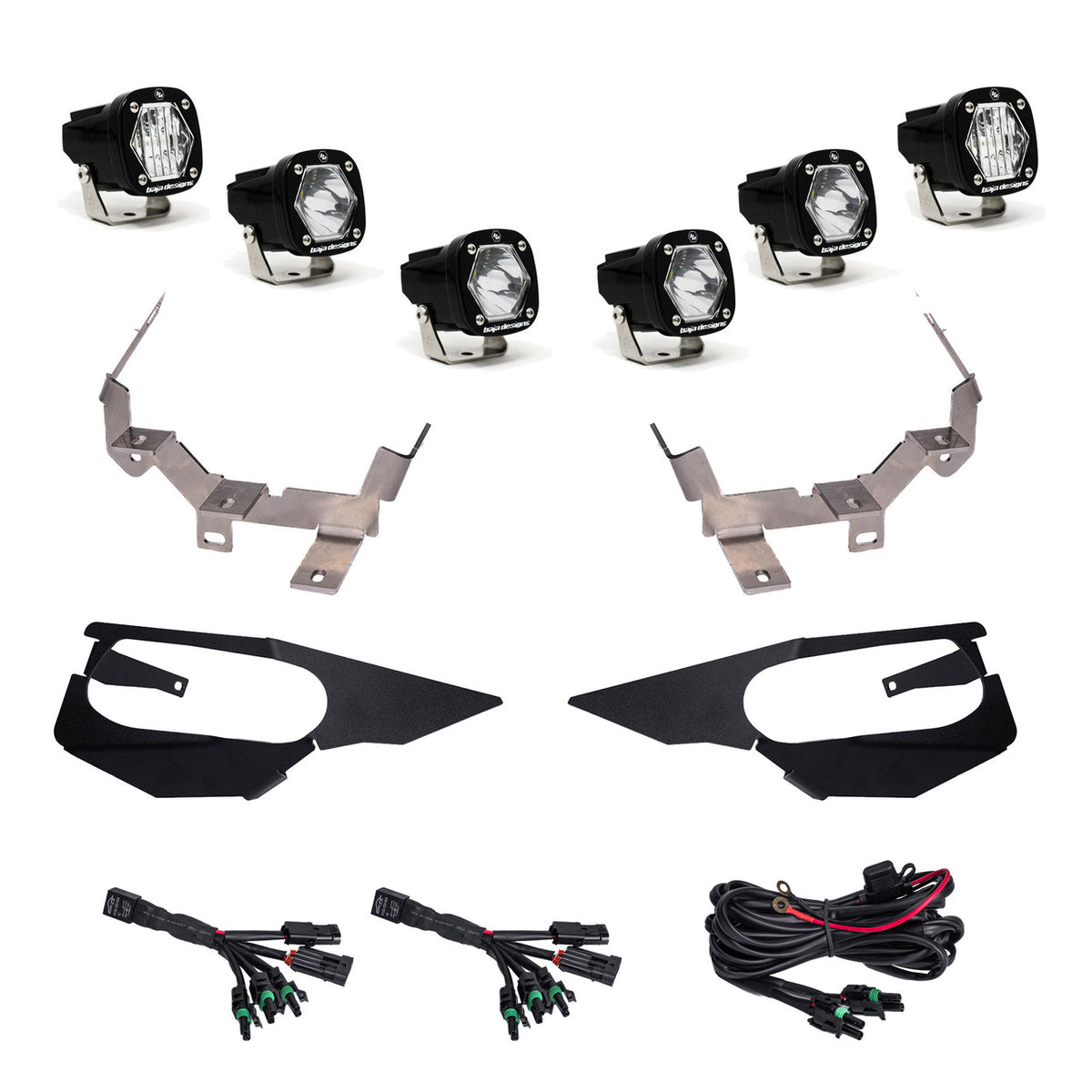 Baja Designs Kawasaki Teryx KRX S1 LED Headlight Kit - View 2