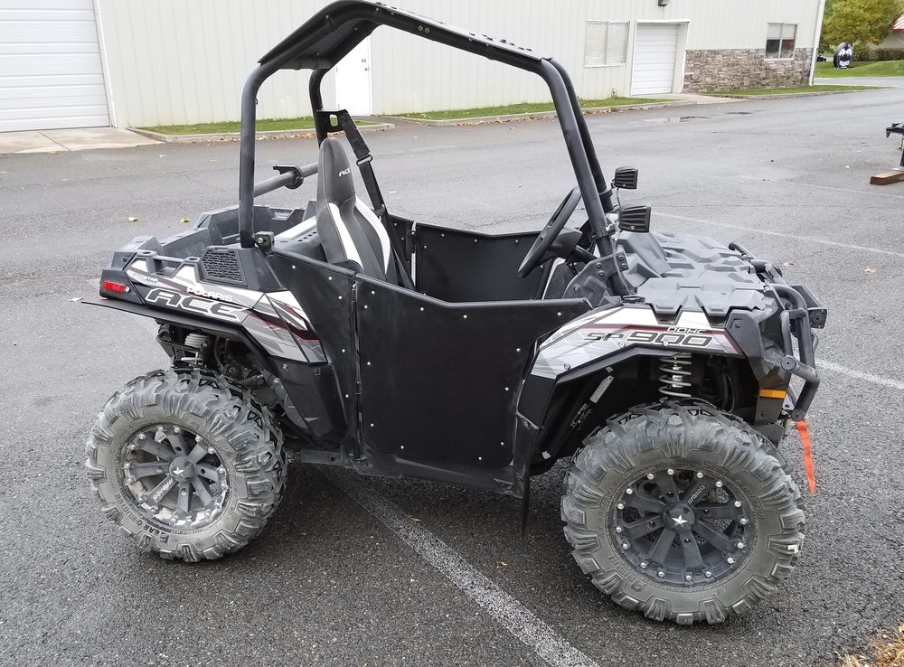 RokBlokz Polaris ACE 2014-2017 all models Mud Flaps / Fender Extensions, Front & Rear