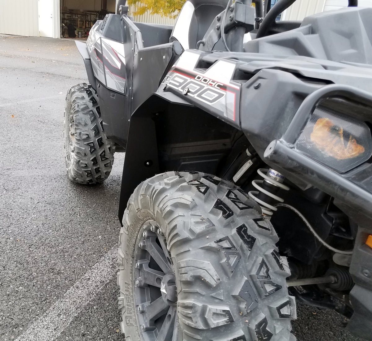 RokBlokz Polaris ACE 2014-2017 all models Mud Flaps / Fender Extensions, Front & Rear
