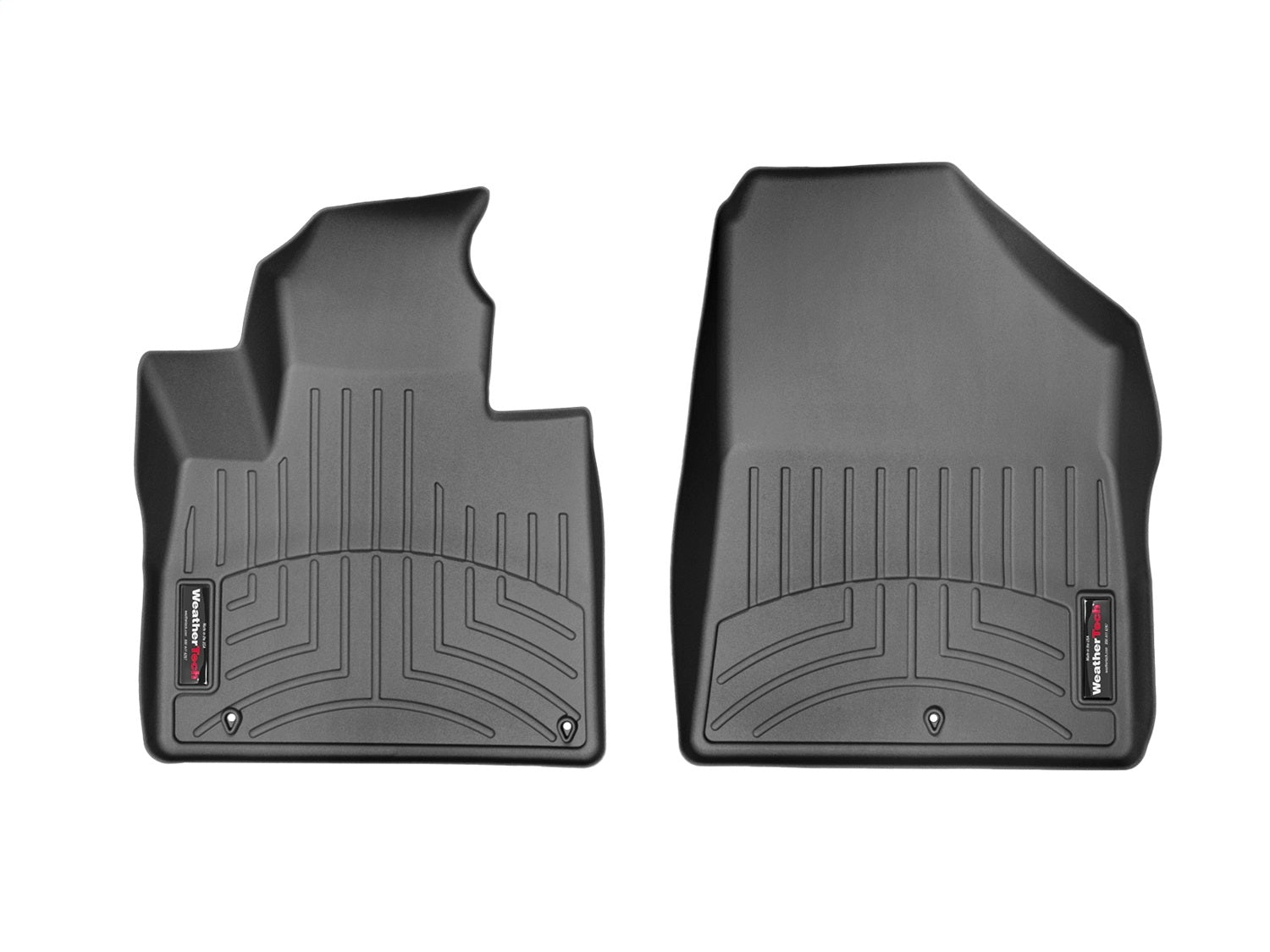 Weathertech - FloorLiner™ DigitalFit® Black Front & Rear Set 16-20 Kia Sorento - 44770-1-2