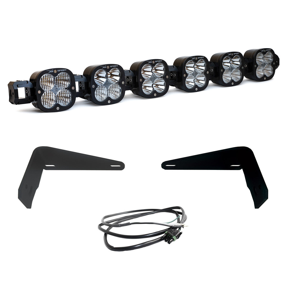 Baja Designs Ford Bronco Steel Bumper 6 XL PRO Upfitter Kit