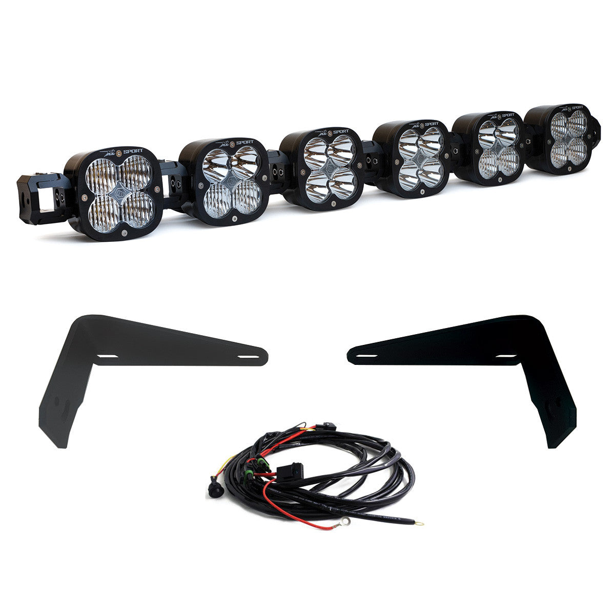 Baja Designs Ford Bronco Steel Bumper 6 XL PRO Linkable Kit