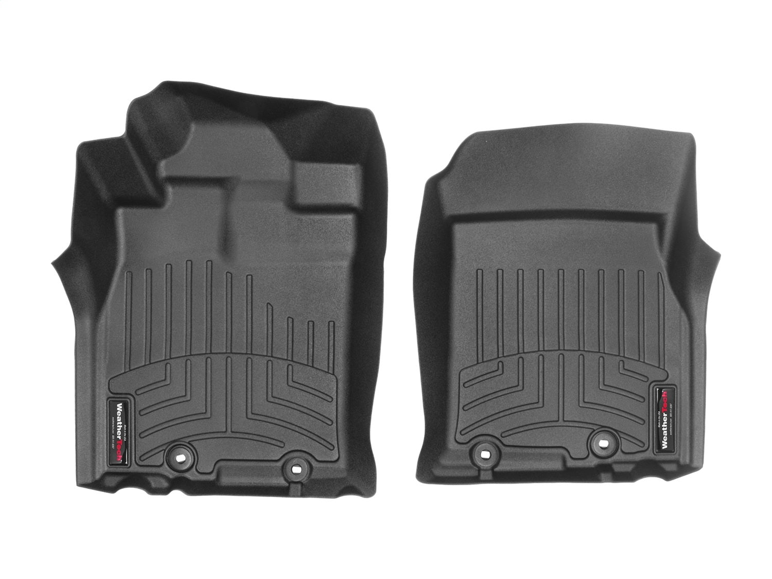 Weathertech - FloorLiner™ DigitalFit® Black Front & Rear Set 11-14 Toyota FJ-Cruiser - 447871-443112