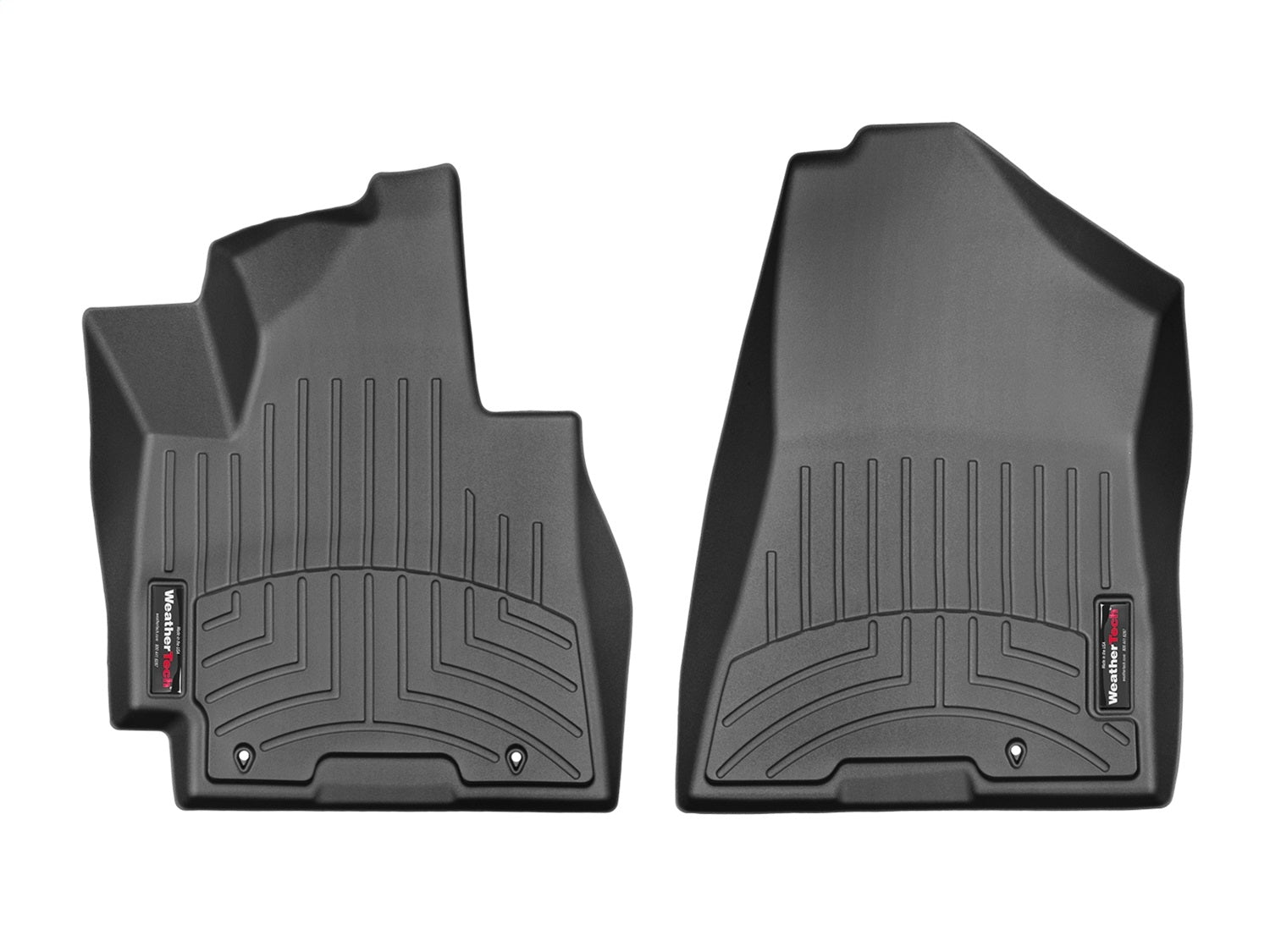 Weathertech - FloorLiner™ DigitalFit® Black Front & Rear Set 16-18 Hyundai Tucson - 44816-1-2