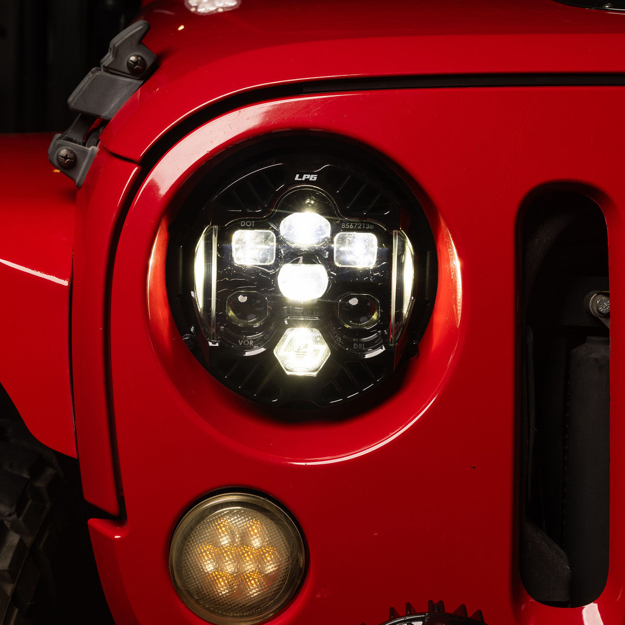 Baja Designs DOT LP6 LED Headlight Kit - Jeep 2007-2018 Wrangler JK - 44-8311