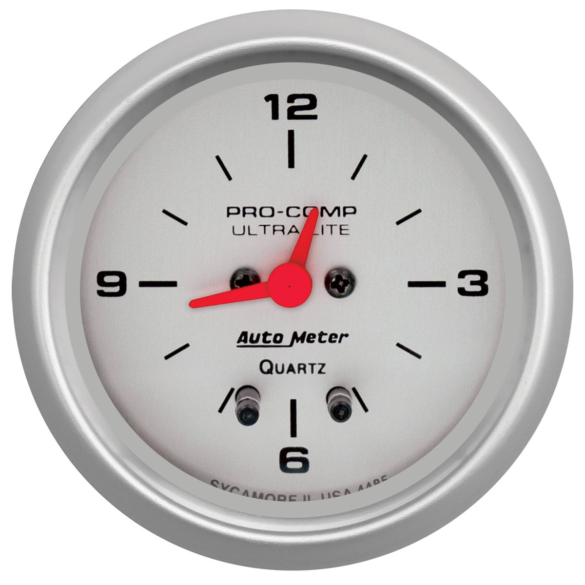 Autometer Ultra-Lite 66.7mm 12V Short Sweep Electronic Clock - 4485