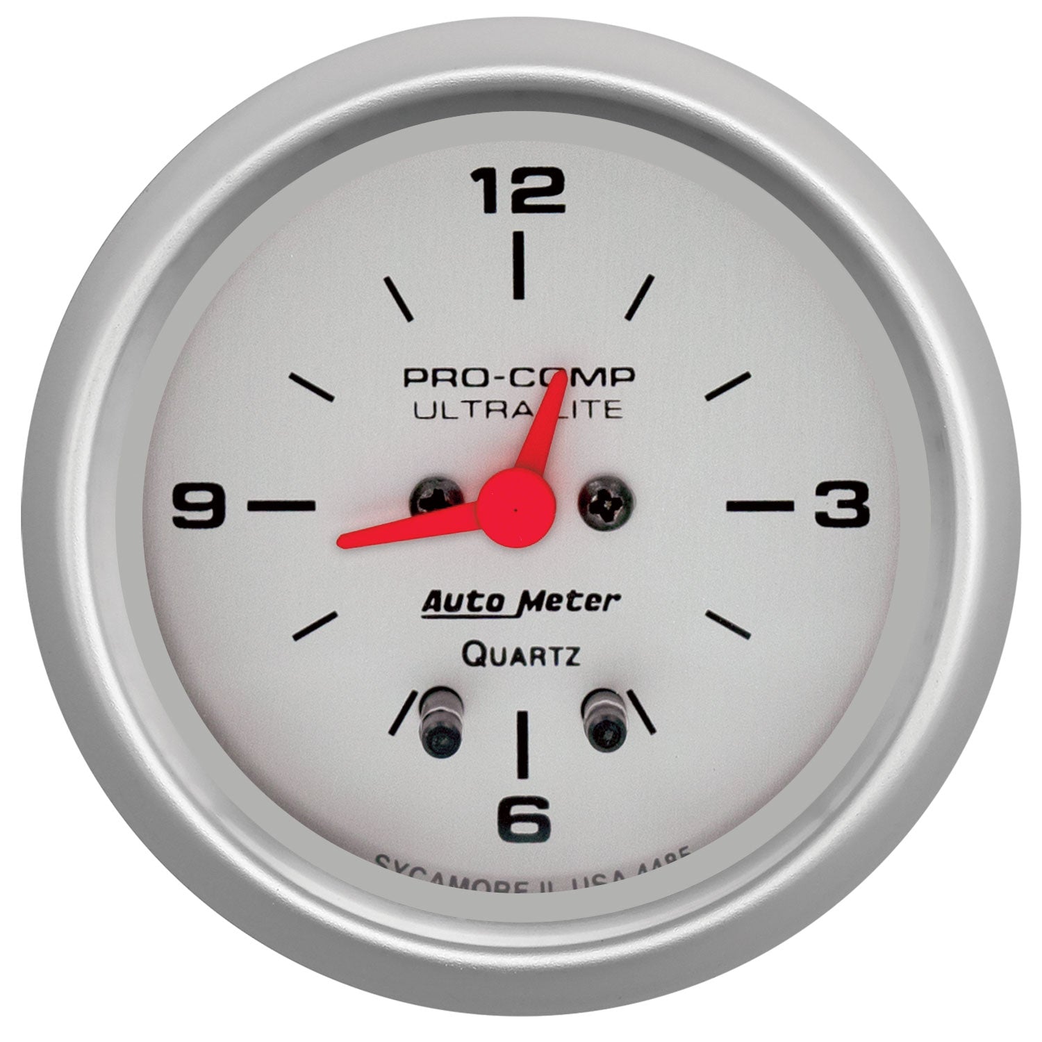 Autometer Ultra-Lite 66.7mm 12V Short Sweep Electronic Clock - 4485