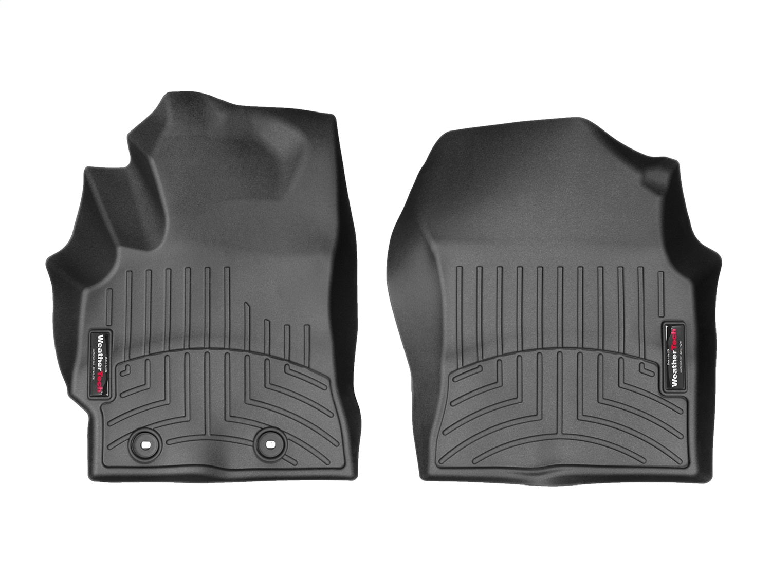 Weathertech - FloorLiner™ DigitalFit® Black Front & Rear Set 17-18 Toyota Corolla - 44866-1-2