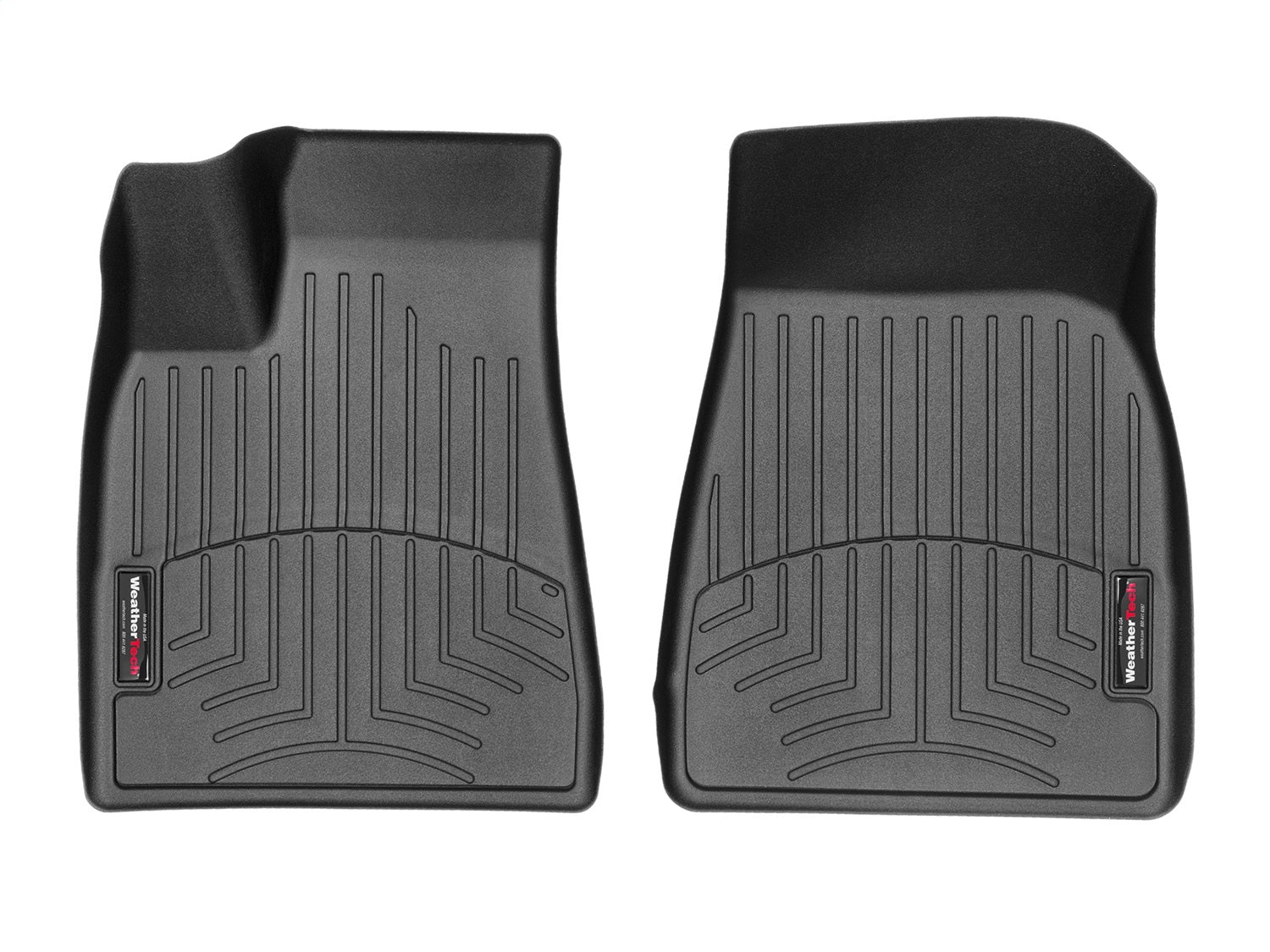 Weathertech - FloorLiner™ DigitalFit® Black Front & Rear Set 16-18 Tesla X - 44869-1-2