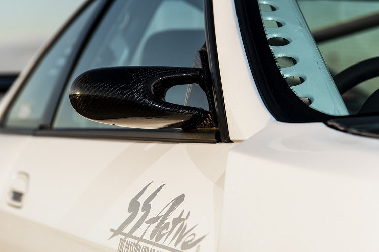 GReddy - Garage Active Group-A Type Dry Carbon Side Mirrors (R32/R33/R34) - 44881103