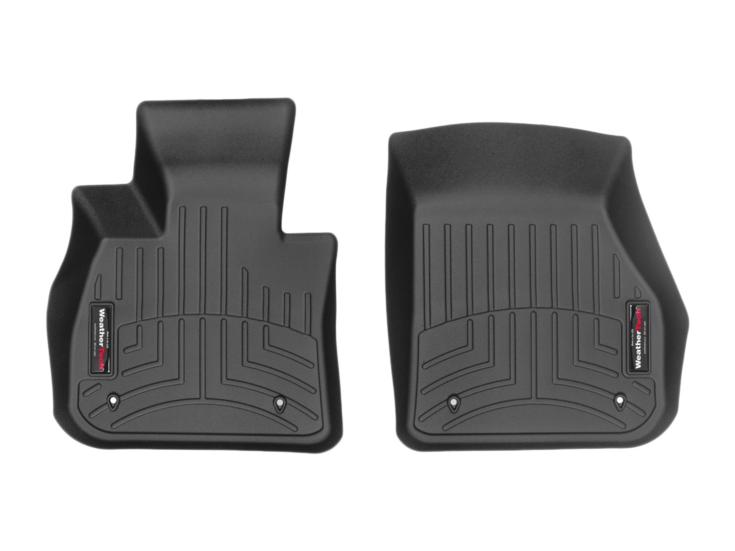 Weathertech - FloorLiner™ DigitalFit® Black Front & Rear Set 16-22 BMW X1 / 18-23 BMW X2 - 448811-447482IM
