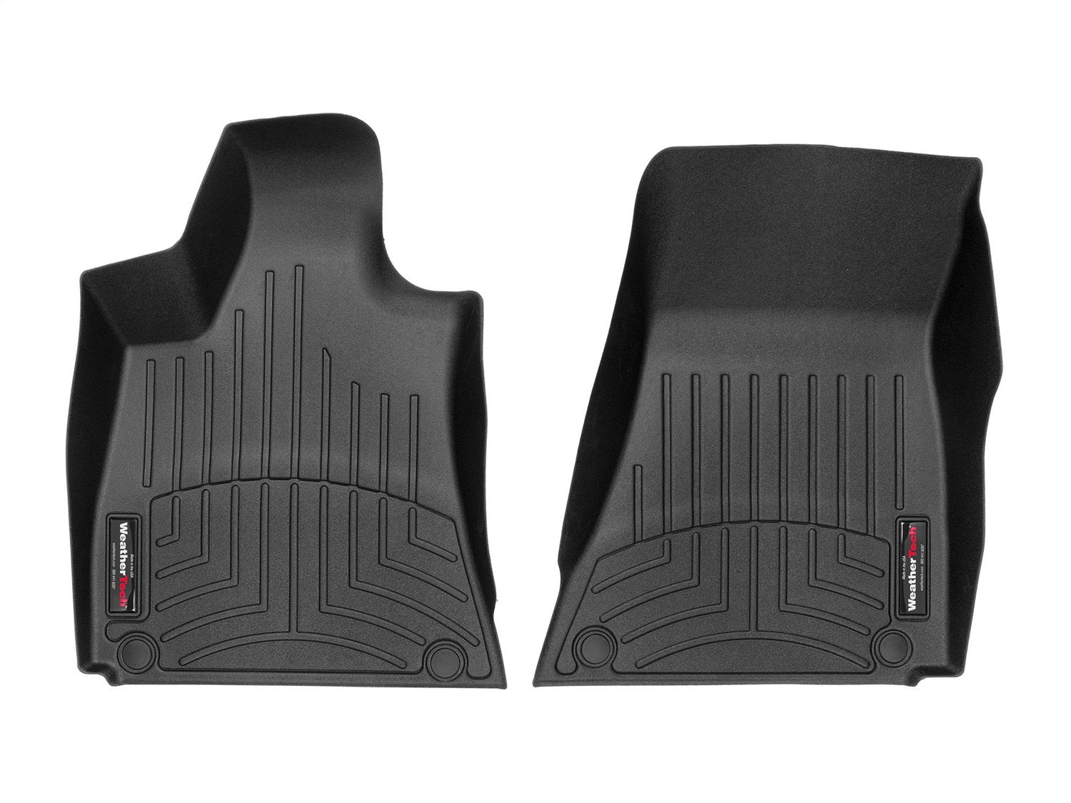 Weathertech - FloorLiner™ DigitalFit® Black Front & Rear Set 16-23 Maserati Quattroporte - 448831-445652