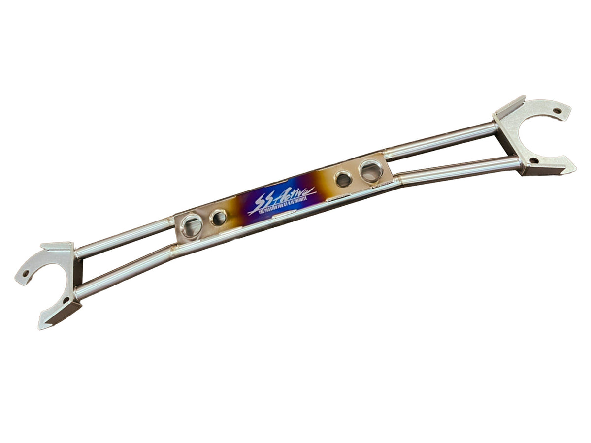 GReddy - Garage Active "SS Active" Titanium Front Tower Bar(s) - (R32/R33/R34) - 44883503