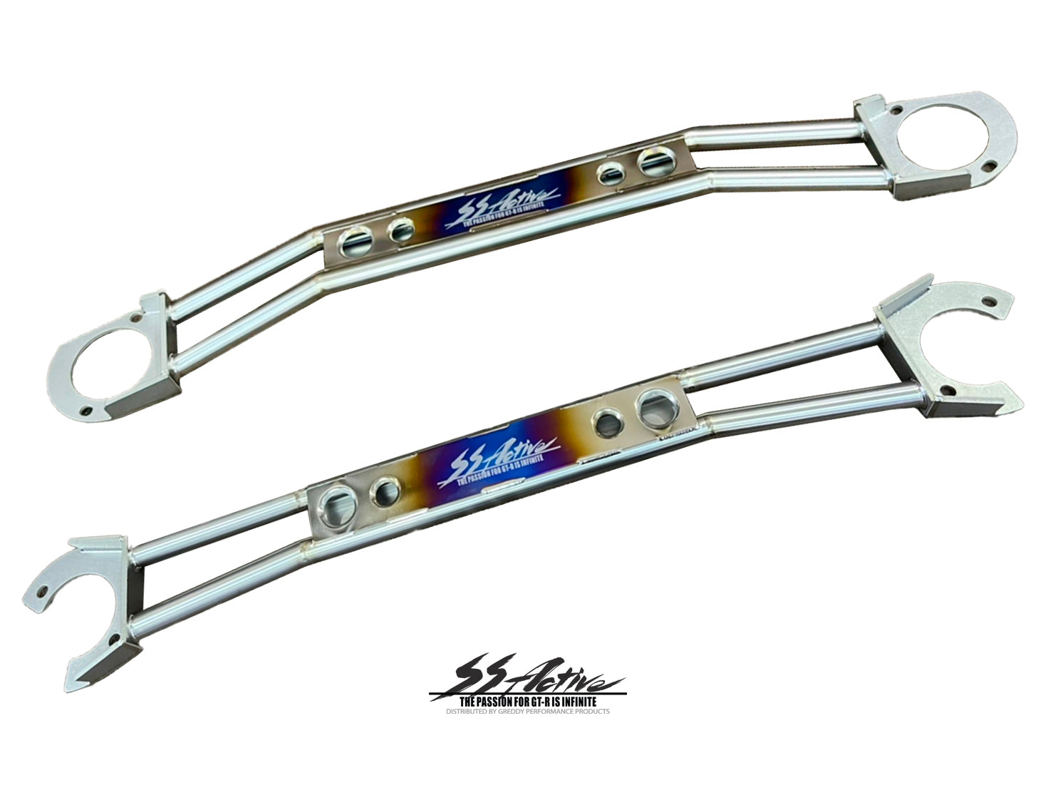 GReddy - Garage Active "SS Active" Titanium Front Tower Bar(s) - (R32/R33/R34) - 44883502