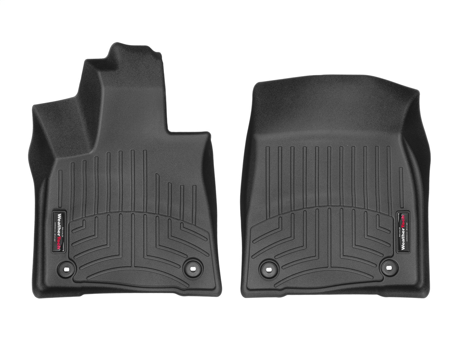 Weathertech - FloorLiner™ DigitalFit® Black Front & Rear Set 18-22 Lexus RX - 44886-1-2-3
