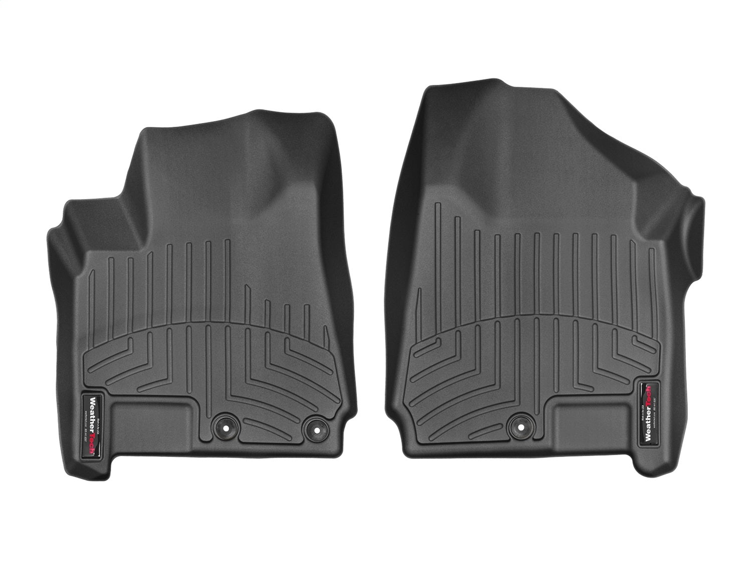 Weathertech - FloorLiner™ DigitalFit® Black Front & Rear Set 10-12 Cadillac SRX - 448881-442782