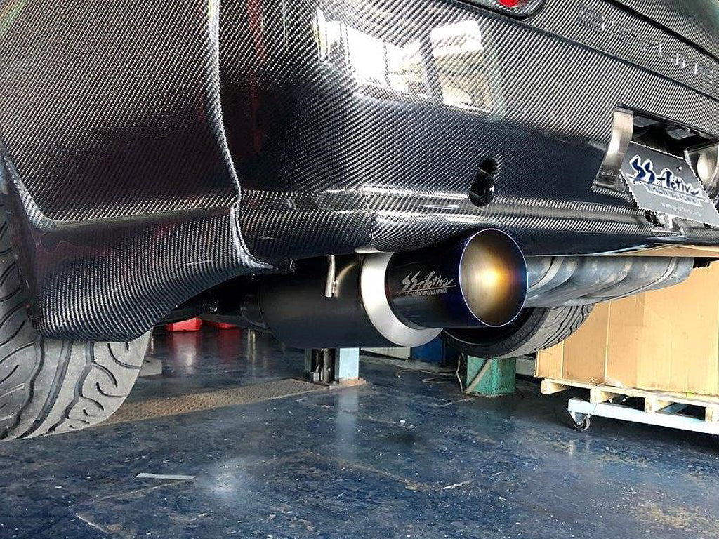 GReddy - Garage Active "SS Active" 90mm Titanium Exhaust(s) (R32/R34) - 44889112