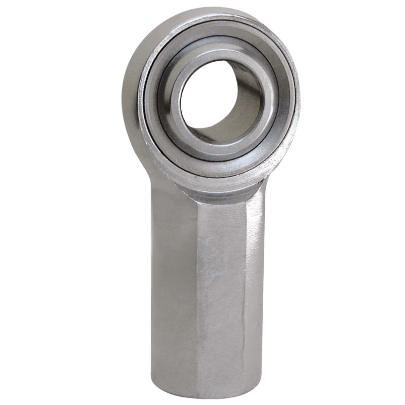 QA1 K Series 3-Pc Rod End - Female/Left Hand - .625in Bore x 5/8-18 - Carbon Steel w/PTFE - KFL10T