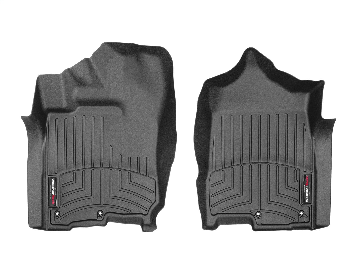 Weathertech - FloorLiner™ DigitalFit® Black Front & Rear Set 16-24 Nissan TITAN - 44908-1-2