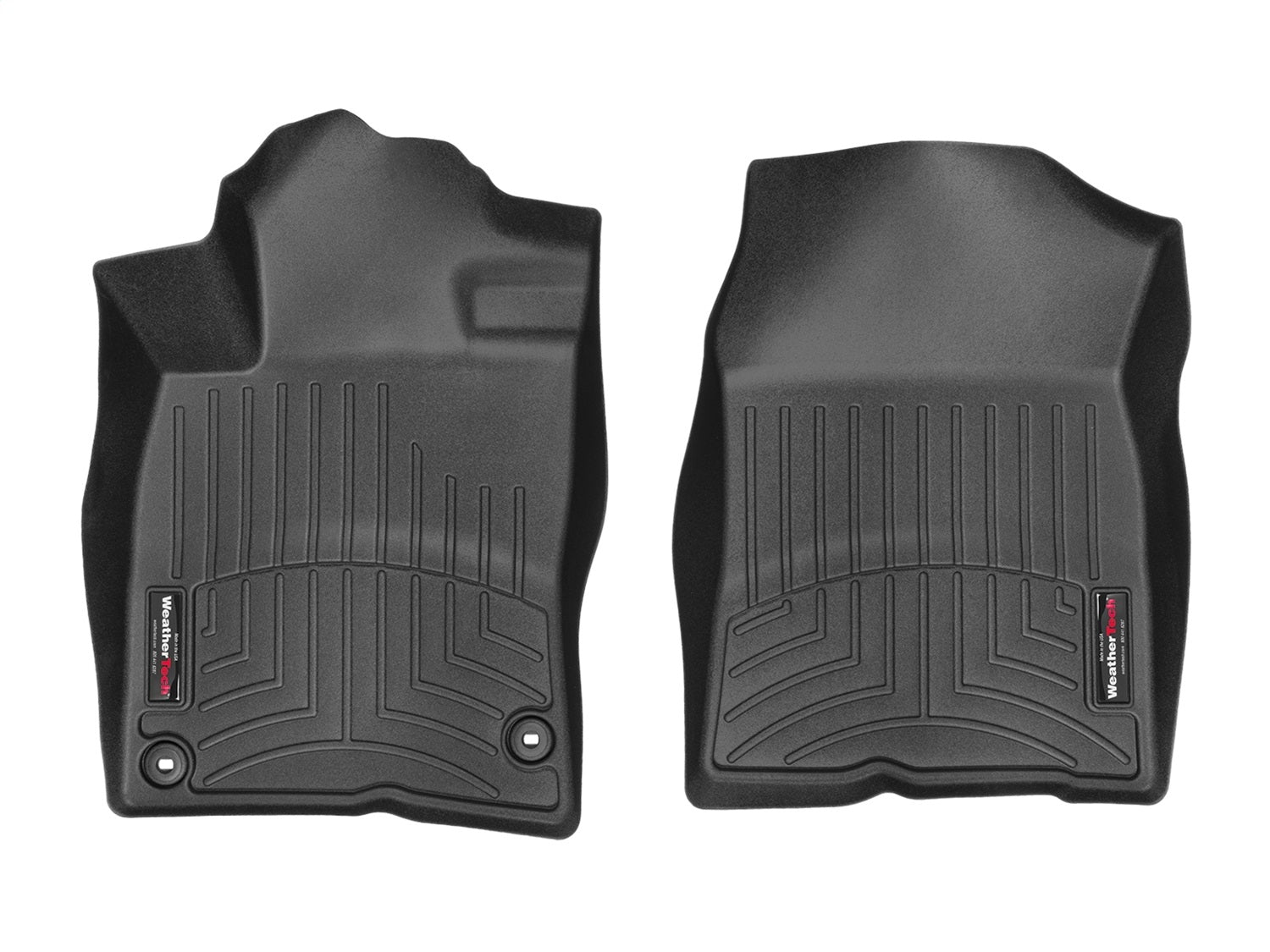 Weathertech - FloorLiner™ DigitalFit® Black Front & Rear Set 16-20 Honda Civic - 44943-1-2