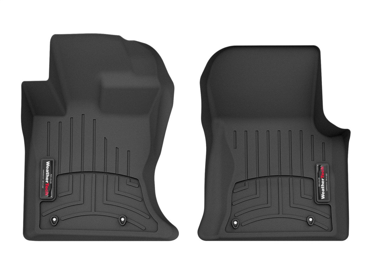 Weathertech - FloorLiner™ DigitalFit® Black Front & Rear Set 17-20 Jaguar F-Pace / 18-20 Land Rover Range-Rover-Velar - 