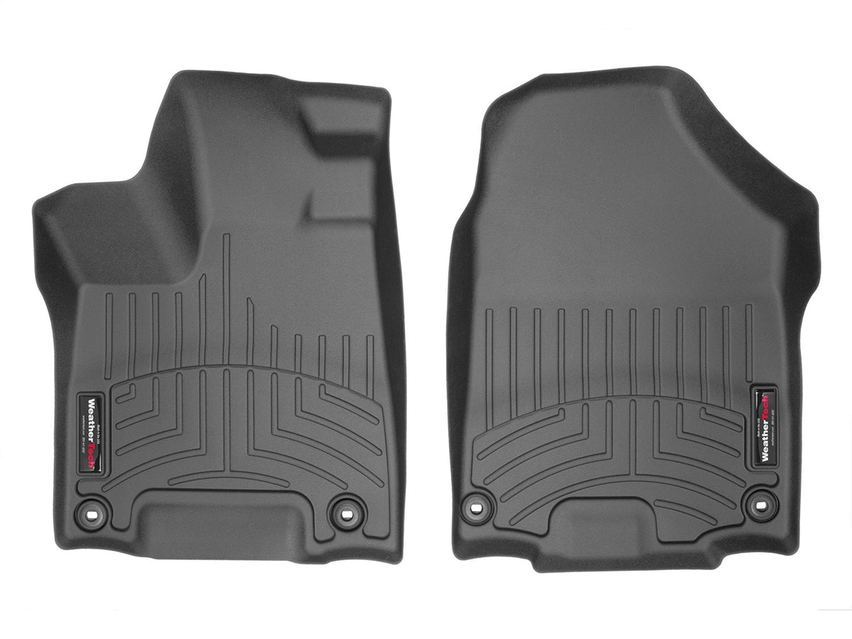 Weathertech - FloorLiner™ DigitalFit® Black Front & Rear Set 17-25 Honda Ridgeline - 44971-1-2-3