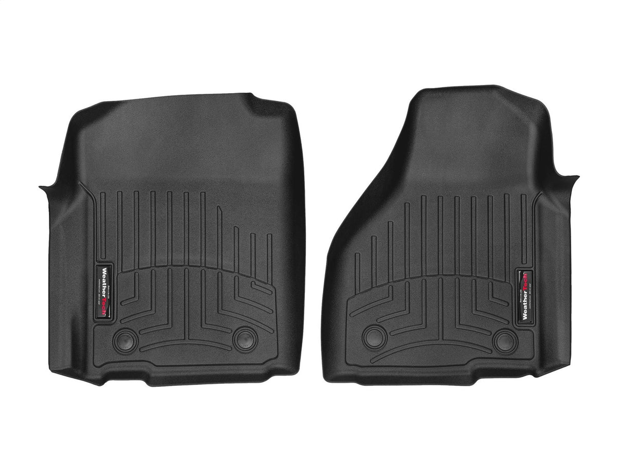 Weathertech - FloorLiner™ DigitalFit® Black Front & Rear Set 12-18 Ram 1500 / 19-24 Ram 1500-Classic - 449821V-442162V